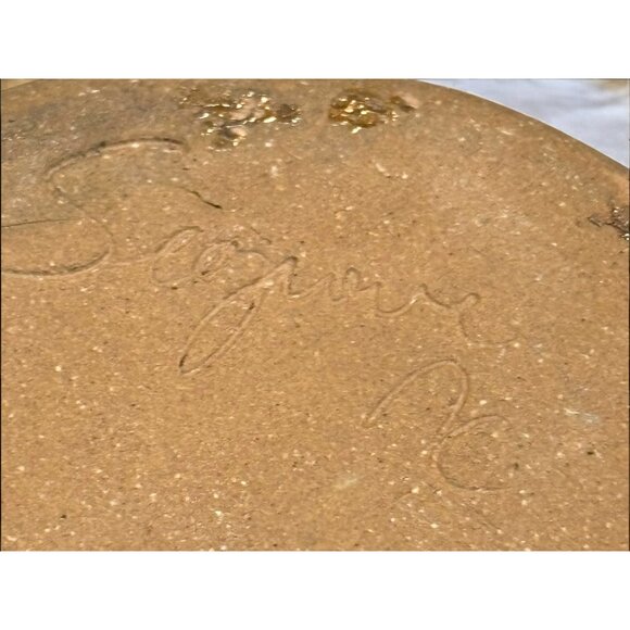 Martindale Art Pottery Creamer and Honey Pot Lidded Sugar Signed - Picture 9 of 16